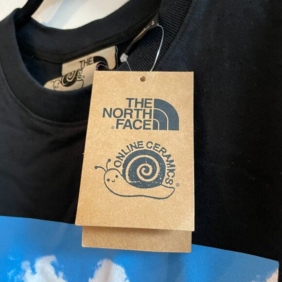 The North Face x Online Ceramics Black Short Sleeve T-shirt (Size L) - NWT - Picture 3 of 4
